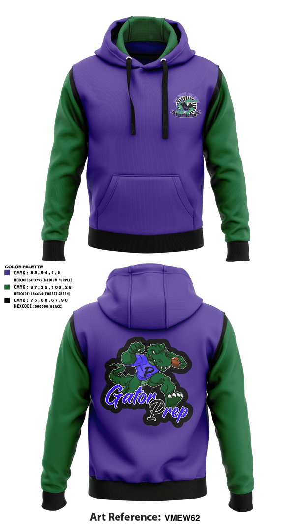 Hoodie, Gator Prep, Football, Teamtime, Team time, sublimation, custom sports apparel, team uniforms, spirit wear, spiritwear, sports uniforms, custom shirts, team store, custom team store, fundraiser sports, apparel fundraiser