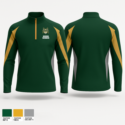 Nashoba Regional High School Swimming 57555819 Quarter Zip Jacket - 1