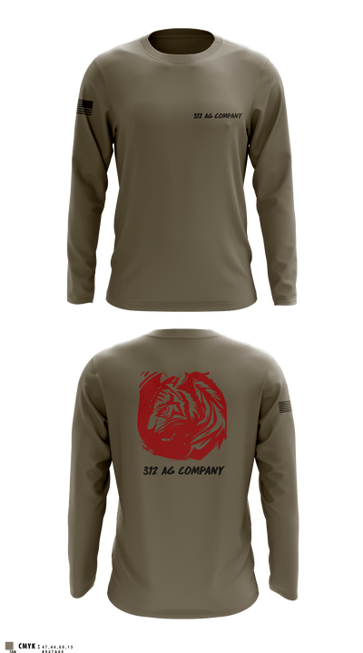 312 AG Company 2409784 Long Sleeve Performance Shirt - 1