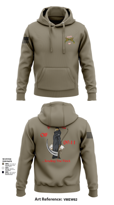 217th MP CO 3rd platoon Iraq 09-10 88609784 Hoodie - 102