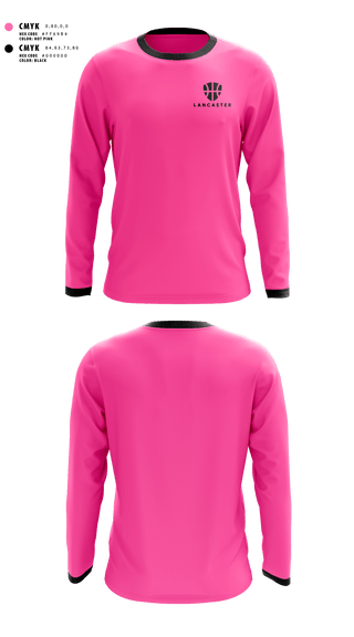 Long Sleeve Shooting Shirt, Lancaster, Women's Basketball, Teamtime, Team time, sublimation, custom sports apparel, team uniforms, spirit wear, spiritwear, sports uniforms, custom shirts, team store, custom team store, fundraiser sports, apparel fundraiser