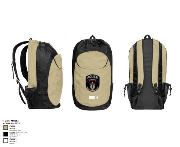 Gear Bag, SRG 4, Police, Teamtime, Team time, sublimation, custom sports apparel, team uniforms, spirit wear, spiritwear, sports uniforms, custom shirts, team store, custom team store, fundraiser sports, apparel fundraiser