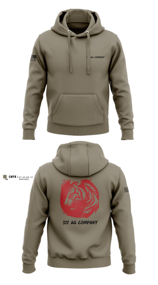 Hoodie, 312 AG Company, Army, Teamtime, Team time, sublimation, custom sports apparel, team uniforms, spirit wear, spiritwear, sports uniforms, custom shirts, team store, custom team store, fundraiser sports, apparel fundraiser