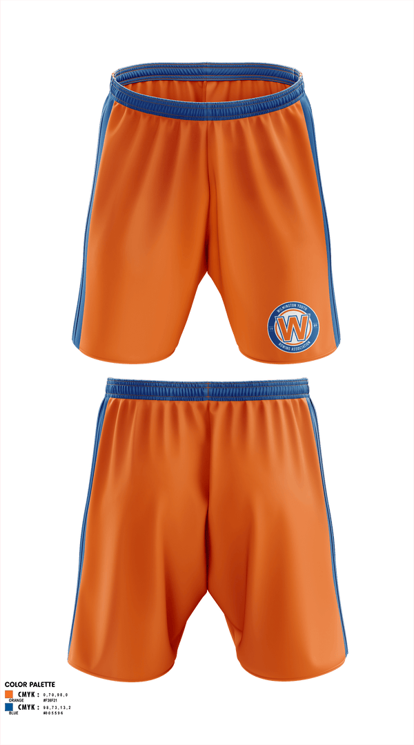 Athletic Shorts With Pockets, Wilmington Youth Rowing Association, Spirit Store, Teamtime, Team time, sublimation, custom sports apparel, team uniforms, spirit wear, spiritwear, sports uniforms, custom shirts, team store, custom team store, fundraiser sports, apparel fundraiser
