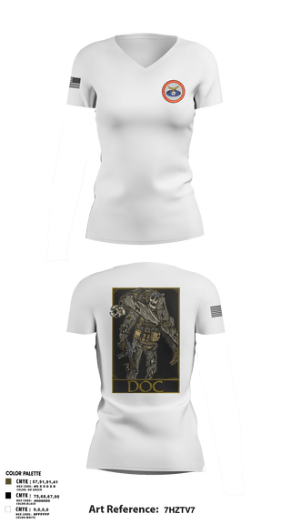 Women's Short Sleeve Vneck Shirt, MCSFR RAS, Navy, Teamtime, Team time, sublimation, custom sports apparel, team uniforms, spirit wear, spiritwear, sports uniforms, custom shirts, team store, custom team store, fundraiser sports, apparel fundraiser