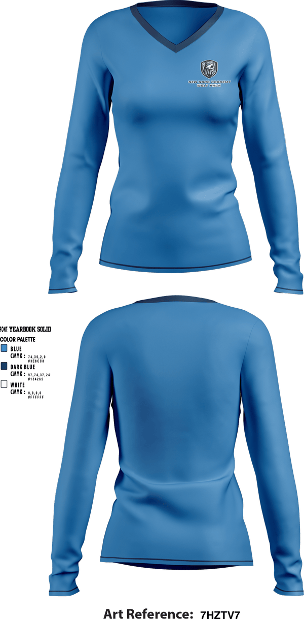 Women's Long Sleeve Vneck Shirt, WOLF PACK, Baseball, Teamtime, Team time, sublimation, custom sports apparel, team uniforms, spirit wear, spiritwear, sports uniforms, custom shirts, team store, custom team store, fundraiser sports, apparel fundraiser