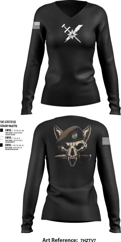 82EASOS 24073649 Women's Long Sleeve V-neck Shirt - 6