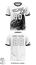 Indy Wild Volleyball 47140100 Short Sleeve Performance Shirt - 20
