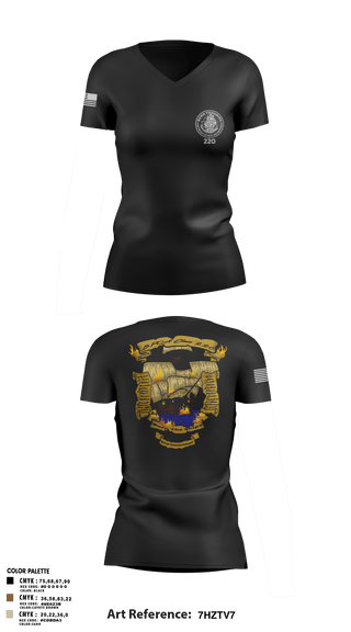 Women's Short Sleeve Vneck Shirt, 220 BPOA, Police, Teamtime, Team time, sublimation, custom sports apparel, team uniforms, spirit wear, spiritwear, sports uniforms, custom shirts, team store, custom team store, fundraiser sports, apparel fundraiser