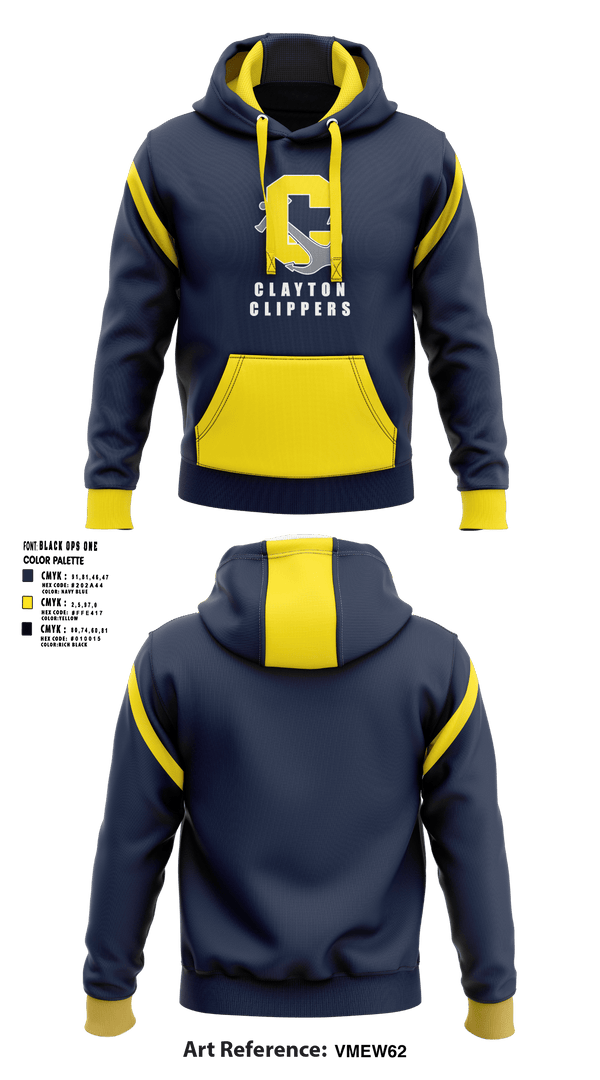 Hoodie, Clayton clippers, Track & Field, Teamtime, Team time, sublimation, custom sports apparel, team uniforms, spirit wear, spiritwear, sports uniforms, custom shirts, team store, custom team store, fundraiser sports, apparel fundraiser