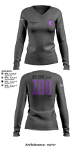 Charger Co. / 2-112th Infantry Battalion 37738588 Women's Long Sleeve V-neck Shirt - 83