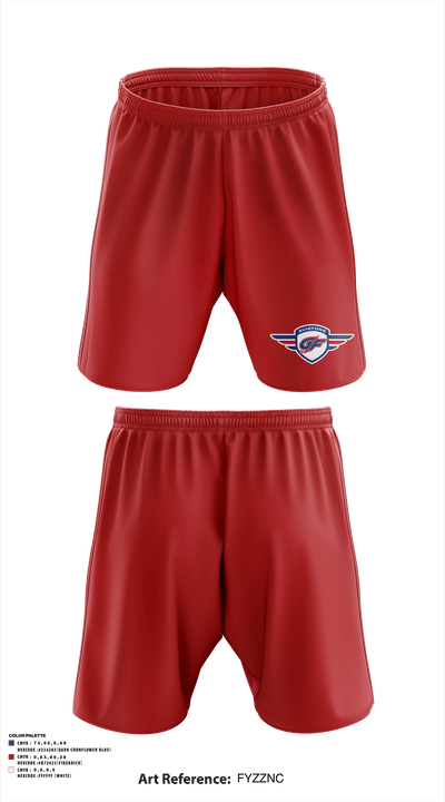 GRAND FORKS YOUTH HOCKEY ASSOCIATION 92789320 Athletic Shorts With Pockets - 13
