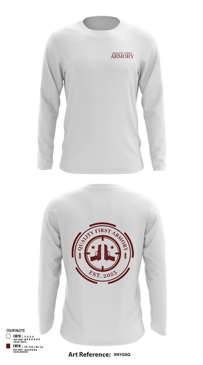QUALITY FIRST ARMORY 36307547 Long Sleeve Performance Shirt - 33