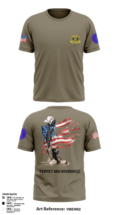 962D QUARTERMASTER COMPANY (MORTUARY AFFAIRS) 48662806 Old School Cotton Feel Shirt - 4