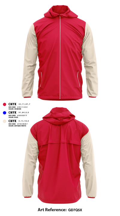 Clinton Cardinals 48625086 Windbreaker - 1