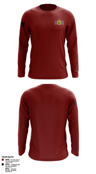 Long Sleeve Performance Shirt, 66 Transportation Company, , Teamtime, Team time, sublimation, custom sports apparel, team uniforms, spirit wear, spiritwear, sports uniforms, custom shirts, team store, custom team store, fundraiser sports, apparel fundraiser
