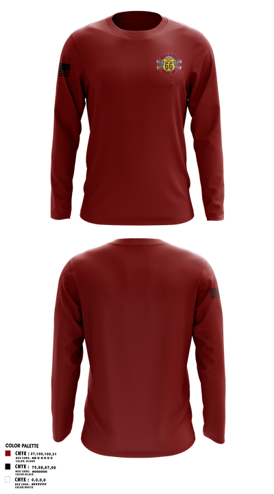 66 Transportation Company 52300431 Long Sleeve Performance Shirt 1