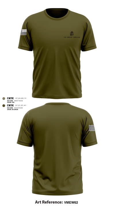 The Smokin' Gorillas 85798917 Short Sleeve Performance Shirt - 2