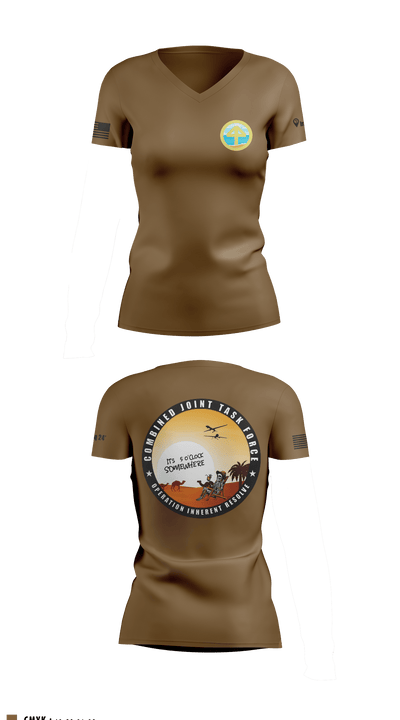 44IBCT HHC 62640068 Women's Short Sleeve V-neck Shirt - 2