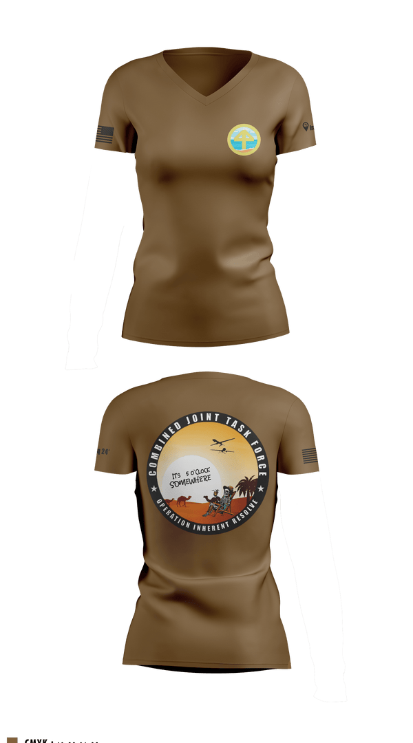 Women's Short Sleeve Vneck Shirt, 44IBCT HHC44IBCT, Army, Teamtime, Team time, sublimation, custom sports apparel, team uniforms, spirit wear, spiritwear, sports uniforms, custom shirts, team store, custom team store, fundraiser sports, apparel fundraiser