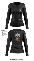 Range Company 26691107 Women's Long Sleeve V-neck Shirt - 3