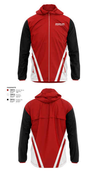 Windbreaker, Orchard Lake St Mary’s, Football, Teamtime, Team time, sublimation, custom sports apparel, team uniforms, spirit wear, spiritwear, sports uniforms, custom shirts, team store, custom team store, fundraiser sports, apparel fundraiser