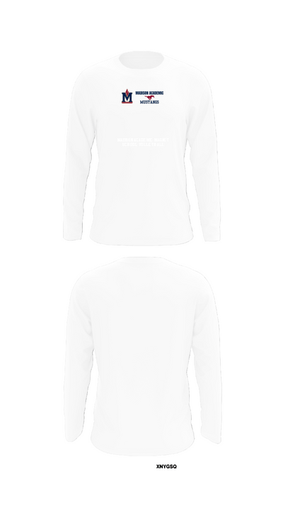 Madison Academic Magnet School Volleyball 51291409 Long Sleeve Performance Shirt - 8