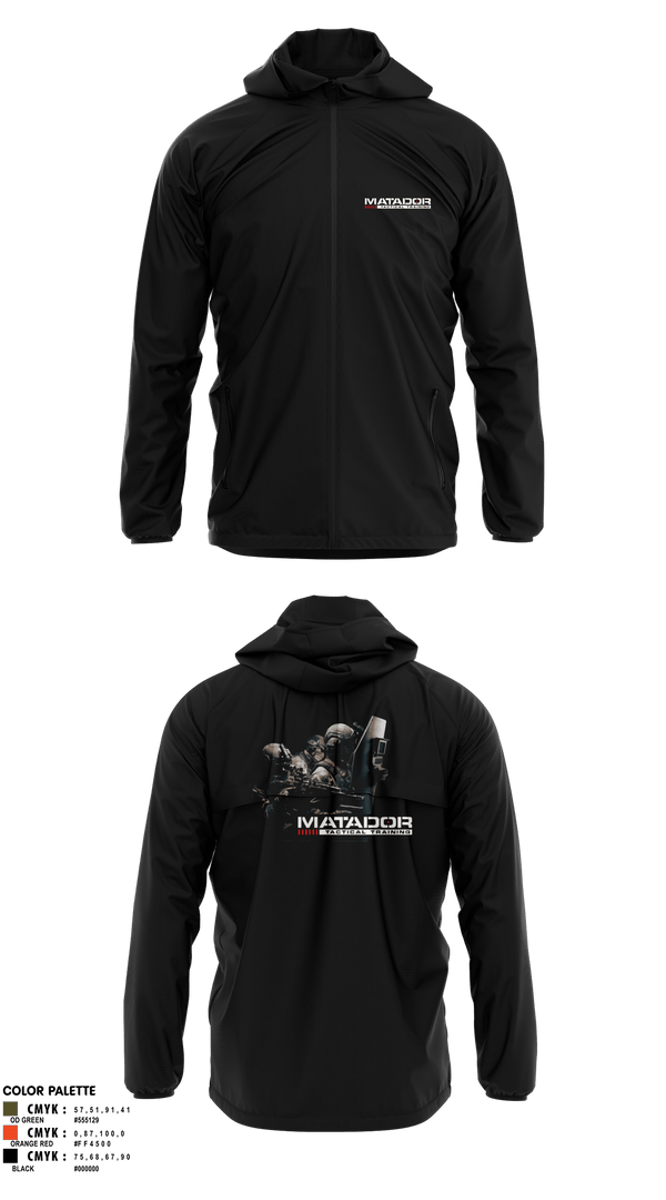 Windbreaker, Matador Tactical, , Teamtime, Team time, sublimation, custom sports apparel, team uniforms, spirit wear, spiritwear, sports uniforms, custom shirts, team store, custom team store, fundraiser sports, apparel fundraiser