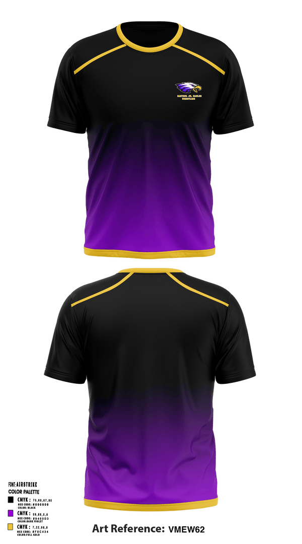 Old School Cotton Feel Shirt, Rantoul Jr. Eagles, Wrestling, Teamtime, Team time, sublimation, custom sports apparel, team uniforms, spirit wear, spiritwear, sports uniforms, custom shirts, team store, custom team store, fundraiser sports, apparel fundraiser