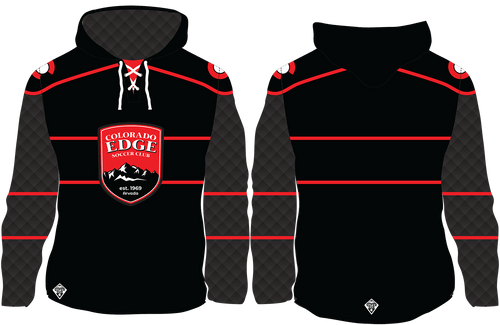 Colorado Edge Soccer Club 20759558 Tech Fleece Hockey Hoodies with side pockets - 1