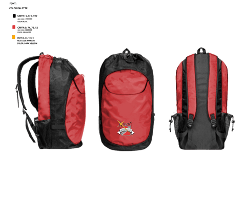Gear Bag, Warriors, Football, Teamtime, Team time, sublimation, custom sports apparel, team uniforms, spirit wear, spiritwear, sports uniforms, custom shirts, team store, custom team store, fundraiser sports, apparel fundraiser
