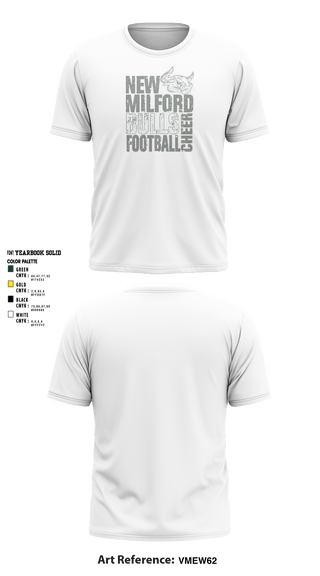 Short Sleeve Performance Shirt, New Milford Bulls Football And Cheerleading, Football, Teamtime, Team time, sublimation, custom sports apparel, team uniforms, spirit wear, spiritwear, sports uniforms, custom shirts, team store, custom team store, fundraiser sports, apparel fundraiser
