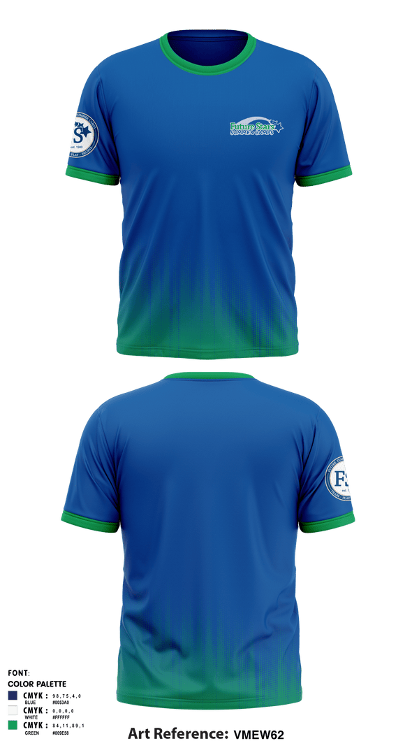 Short Sleeve Performance Shirt, Future Stars Summer Camps at Old Westbury, Spirit Store, Teamtime, Team time, sublimation, custom sports apparel, team uniforms, spirit wear, spiritwear, sports uniforms, custom shirts, team store, custom team store, fundraiser sports, apparel fundraiser