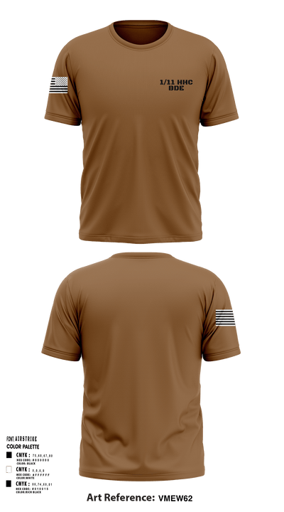 1/11 HHC BDE 77009216 Short Sleeve Performance Shirt - 1