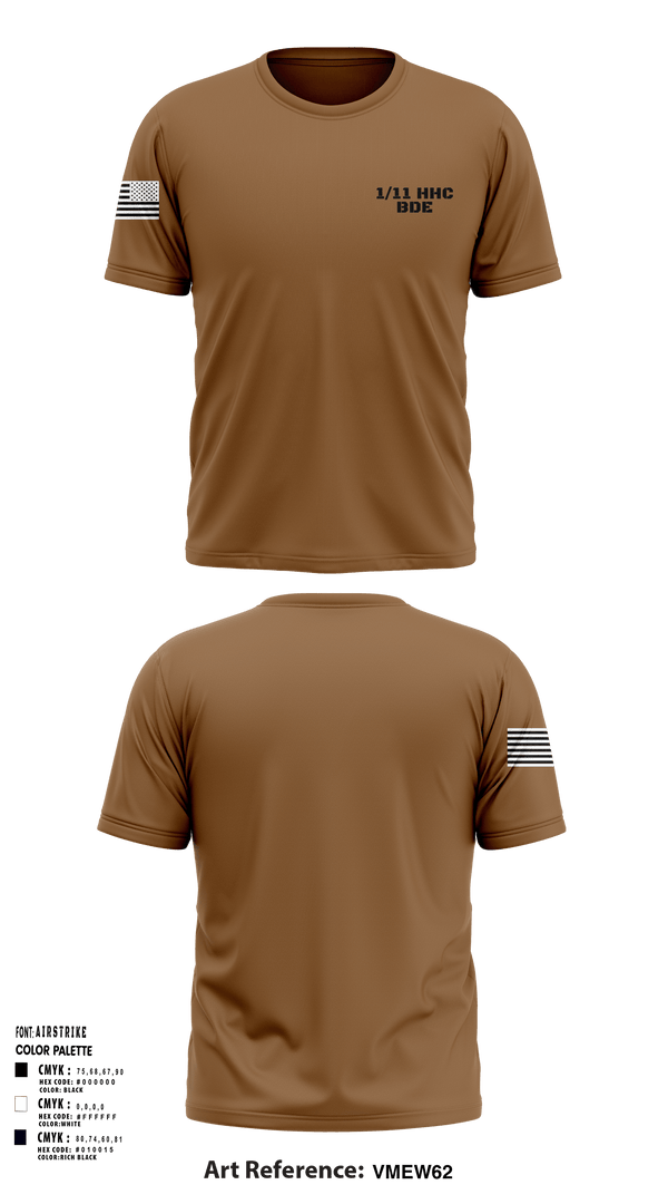 Short Sleeve Performance Shirt, 1/11 HHC BDE, Army, Teamtime, Team time, sublimation, custom sports apparel, team uniforms, spirit wear, spiritwear, sports uniforms, custom shirts, team store, custom team store, fundraiser sports, apparel fundraiser