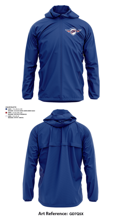 GRAND FORKS YOUTH HOCKEY ASSOCIATION 92789320 Windbreaker - 12