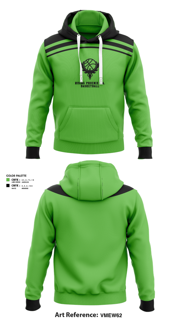Hoodie, Rising Phoenix S.A., Men's Basketball, Teamtime, Team time, sublimation, custom sports apparel, team uniforms, spirit wear, spiritwear, sports uniforms, custom shirts, team store, custom team store, fundraiser sports, apparel fundraiser
