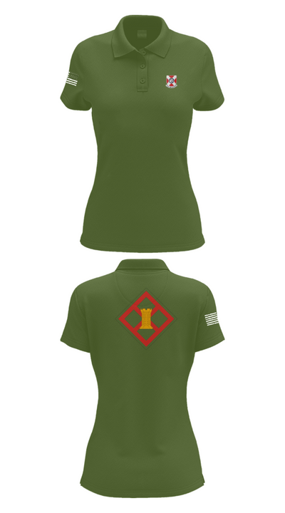 322 EN CO 78739236 Women's Short Sleeve Performance Polo  - 55