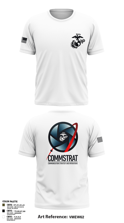 MCRDPI COMMSTRAT 84265949 Short Sleeve Performance Shirt - 5