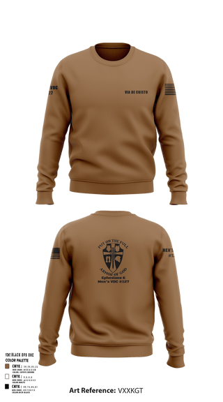 Crew Neck Sweatshirt, Service AideService AideVia De Cristo, , Teamtime, Team time, sublimation, custom sports apparel, team uniforms, spirit wear, spiritwear, sports uniforms, custom shirts, team store, custom team store, fundraiser sports, apparel fundraiser
