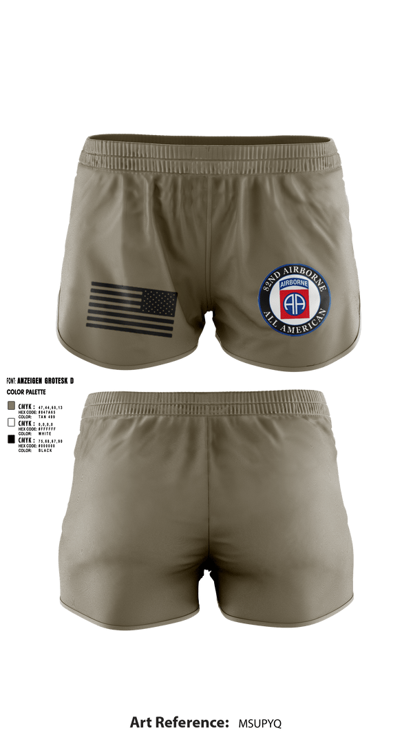 Ranger Panties, 82nd Airborne Division, Army, Teamtime, Team time, sublimation, custom sports apparel, team uniforms, spirit wear, spiritwear, sports uniforms, custom shirts, team store, custom team store, fundraiser sports, apparel fundraiser