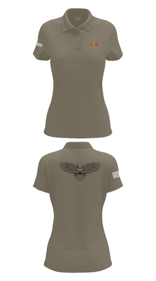 Women's Short Sleeve Performance Polo, USASA BELVOIR, Army, Teamtime, Team time, sublimation, custom sports apparel, team uniforms, spirit wear, spiritwear, sports uniforms, custom shirts, team store, custom team store, fundraiser sports, apparel fundraiser