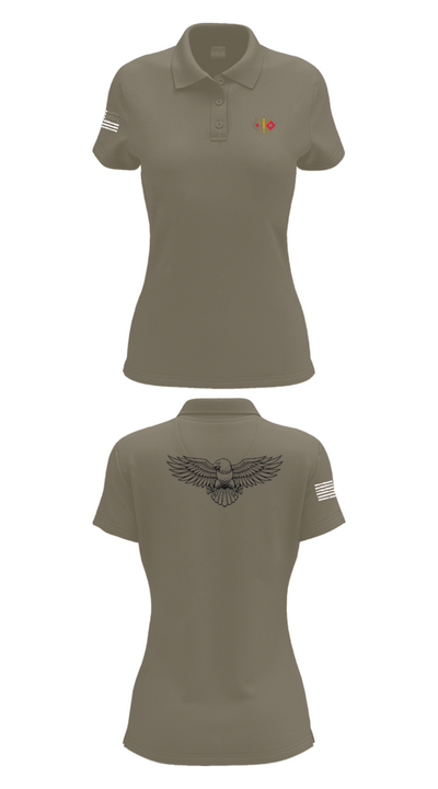 USASA BELVOIR 16372072 Women's Short Sleeve Performance Polo  - 75