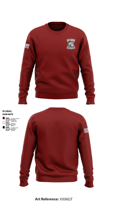 Crew Neck Sweatshirt, DET2, National Guard, Teamtime, Team time, sublimation, custom sports apparel, team uniforms, spirit wear, spiritwear, sports uniforms, custom shirts, team store, custom team store, fundraiser sports, apparel fundraiser