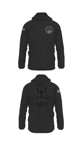 Windbreaker, Cvn 77 IM-5, Navy, Teamtime, Team time, sublimation, custom sports apparel, team uniforms, spirit wear, spiritwear, sports uniforms, custom shirts, team store, custom team store, fundraiser sports, apparel fundraiser