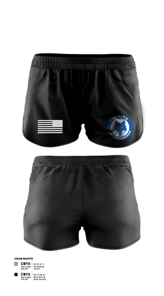 Women's Shorts, 169th FW, Air Force, Teamtime, Team time, sublimation, custom sports apparel, team uniforms, spirit wear, spiritwear, sports uniforms, custom shirts, team store, custom team store, fundraiser sports, apparel fundraiser