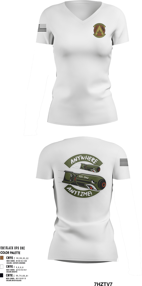 Women's Short Sleeve Vneck Shirt, 340th Flying Training Group, Air Force, Teamtime, Team time, sublimation, custom sports apparel, team uniforms, spirit wear, spiritwear, sports uniforms, custom shirts, team store, custom team store, fundraiser sports, apparel fundraiser