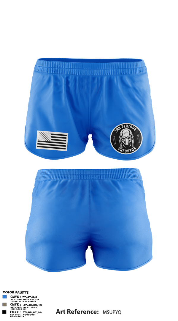 Ranger Panties, 3rd Platoon, Army, Teamtime, Team time, sublimation, custom sports apparel, team uniforms, spirit wear, spiritwear, sports uniforms, custom shirts, team store, custom team store, fundraiser sports, apparel fundraiser