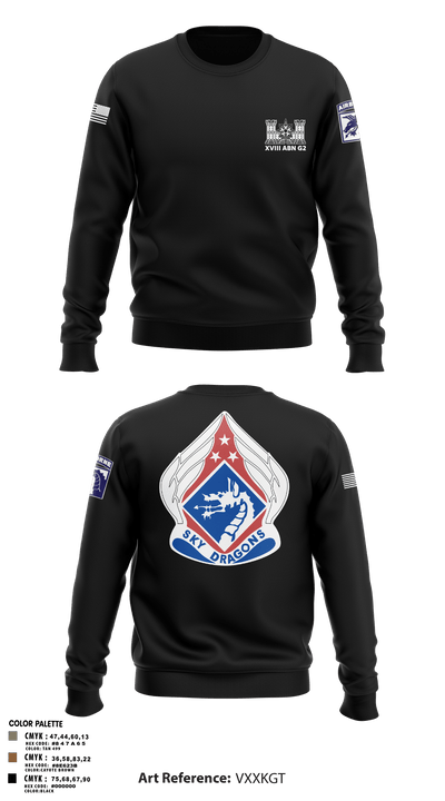 XVIII ABN G2 65000076 Crew Neck Sweatshirt - 6