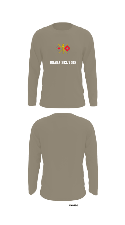 USASA BELVOIR 16372072 Long Sleeve Performance Shirt - 72